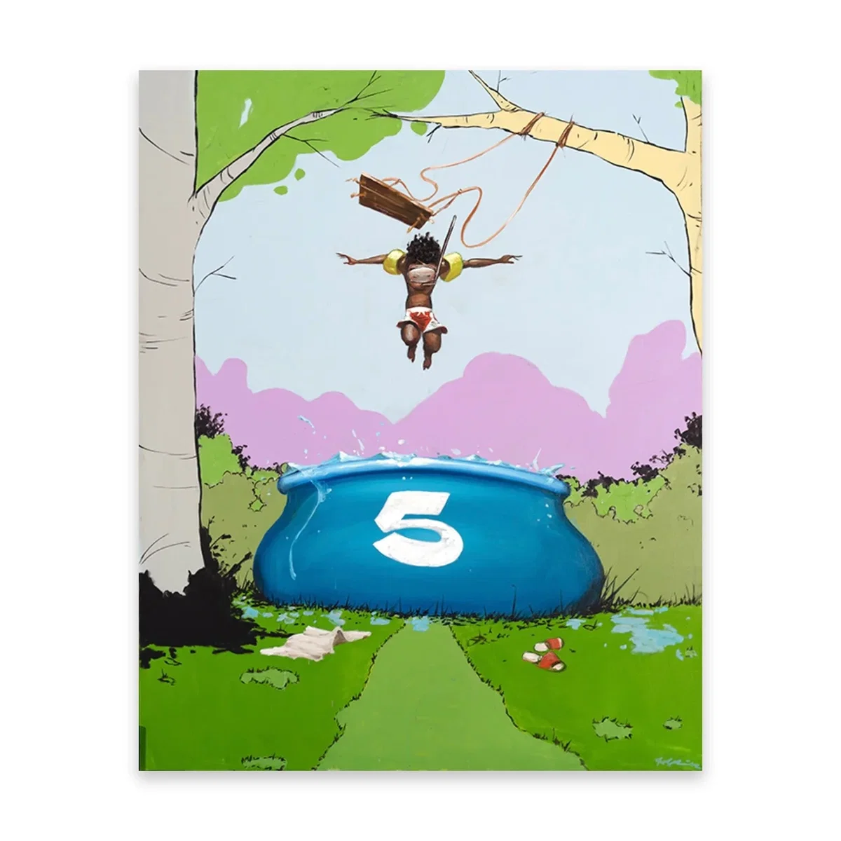 Leap of Faith by Frank Morrison — Giclee On Canvas