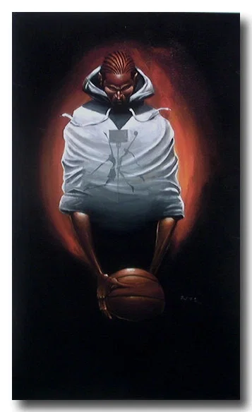 Meditation Artist Proof Canvas Remarque by Frank Morrison