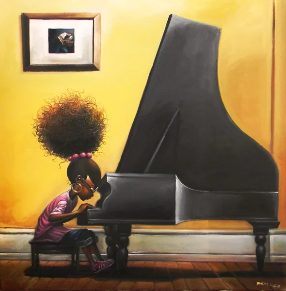 Practice Makes Perfect by Frank Morrison — Giclee On Paper