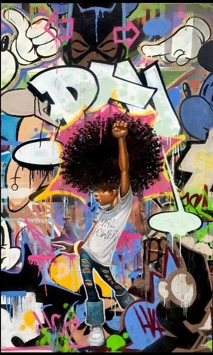 I GOT THE POWER by Frank Morrison — Giclee On Canvas Remarque