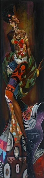 SANKOFA by Frank Morrison — ï¿½Giclee On Canvas Artist Proof