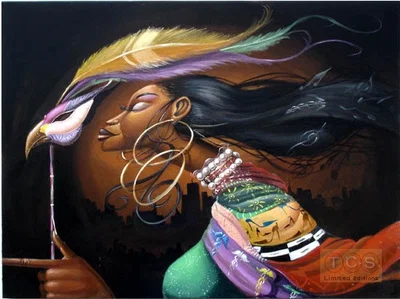 Sista Behind The Mask Artist Proof by Frank Morrison