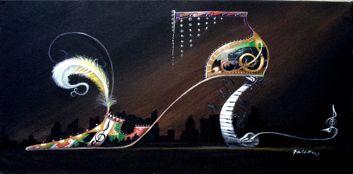 Sole Music Giclee Remarque by Frank Morrison