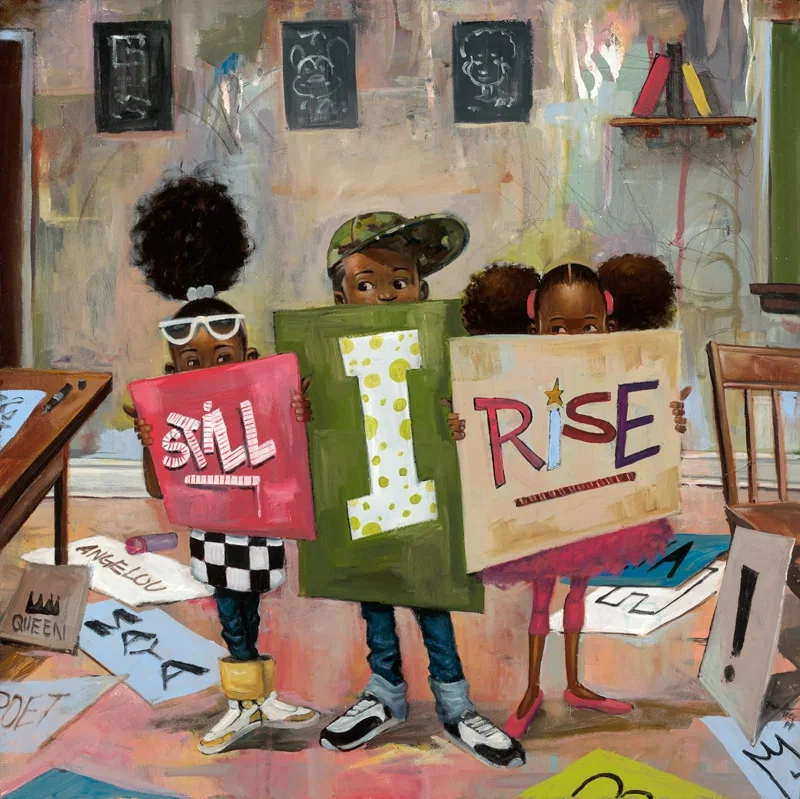 STILL I RISE WITH Remarque by Frank Morrison — Giclee On Paper