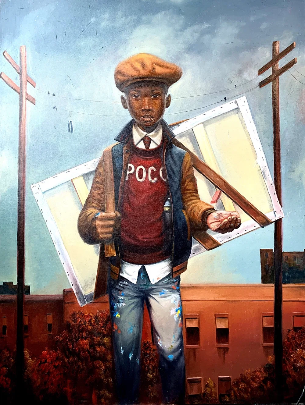 The Artist by Frank Morrison — Giclee On Canvas Remarque