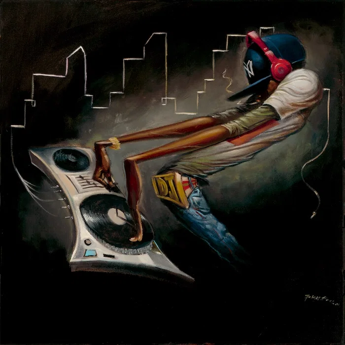 THE CUT MASTER by Frank Morrison —  Giclee On Canvas