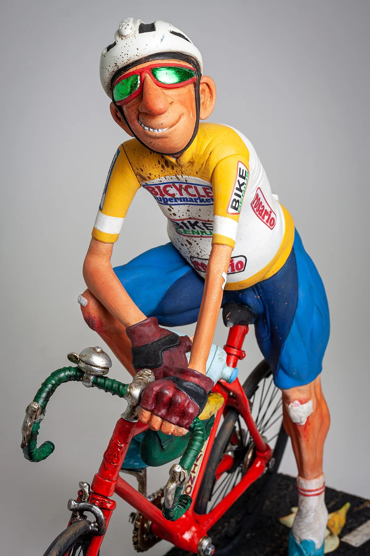 Collection Complète 22 Figurines Cyclistes Cofalu - Tour De France 1986 - Peintes à La Main