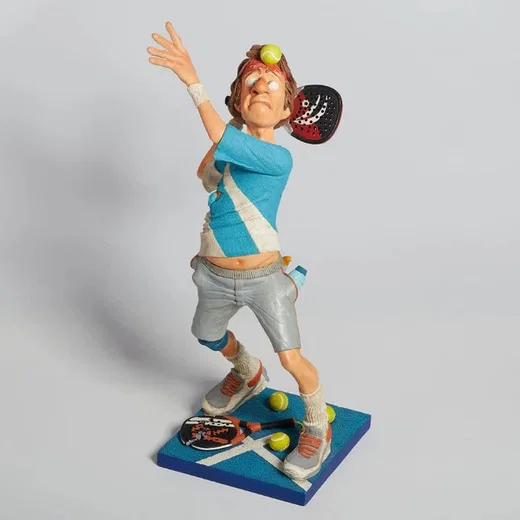 The Pickle Ball Player by Guillermo Forchino