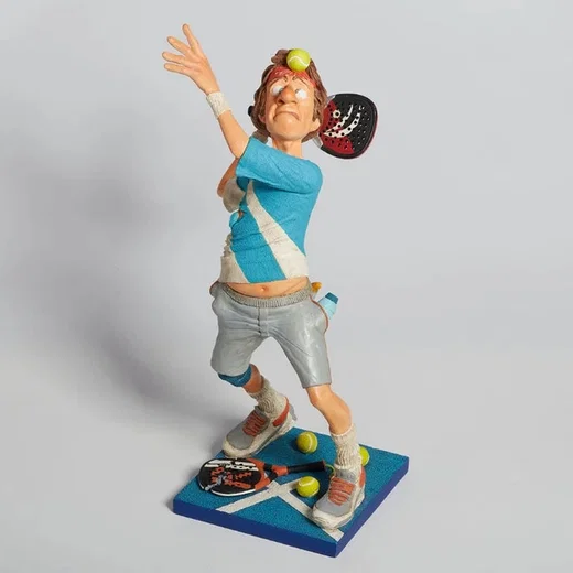 The Pickle Ball Player by Guillermo Forchino