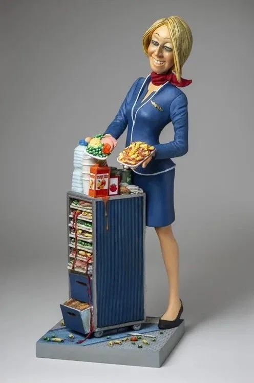The Flight Attendant by Guillermo Forchino