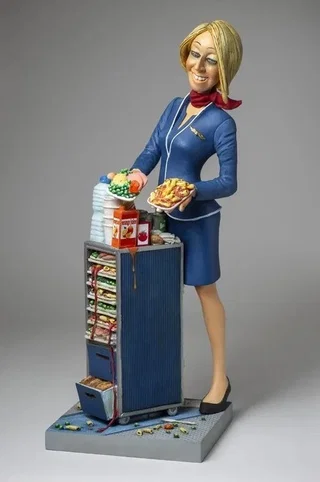 The Flight Attendant by Guillermo Forchino