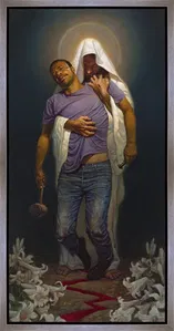 Thomas Blackshear II - Forgiven Silver Float Frame