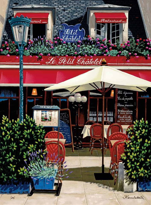 Le Petit Châtelet (I Remember Paris), 2006 by Liudmila Kondakova