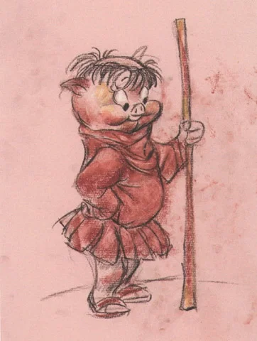 Porky Pig by Chuck Jones — Animation Giclee On Paper