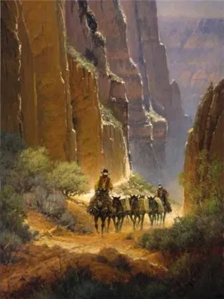 G Harvey - Canyon Trails Signed & Numbered