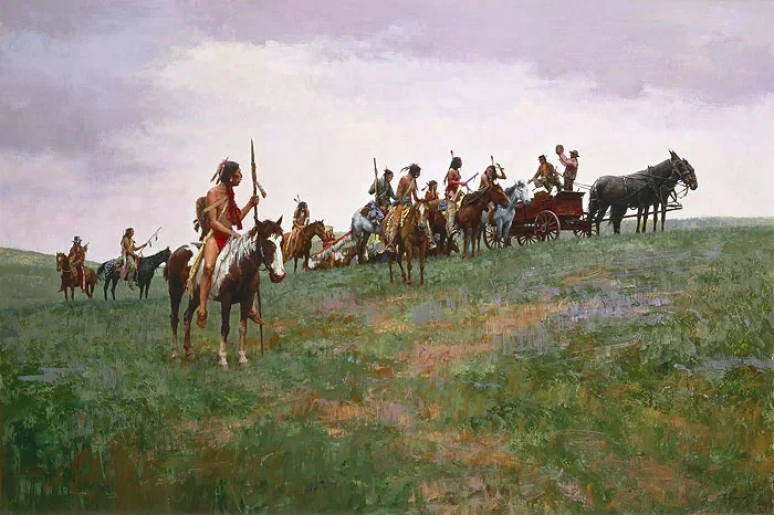Whiskey Smugglers by Howard Terpning — Giclee On Paper