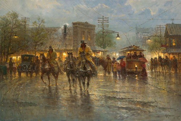 Making New Tracks by G. Harvey by G Harvey — Giclee on Canvas