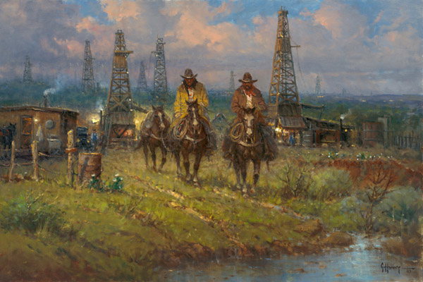 Texas Heritage by G. Harvey by G Harvey — Giclee on Canvas