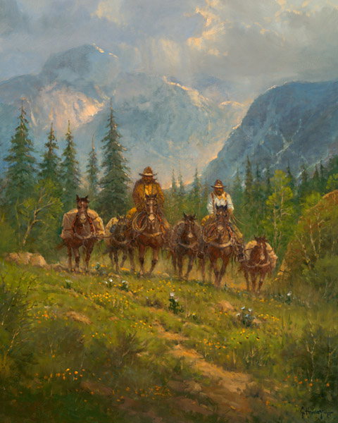 Breaking of Spring by G. Harvey by G Harvey — Giclee on Canvas
