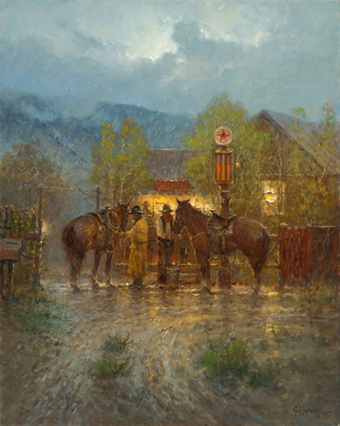 High Mountain Mercantile by G. Harvey by G Harvey — Giclee on Canvas