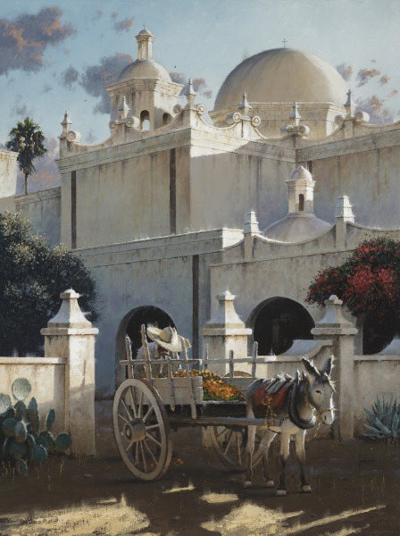 Regalo de Flores by George Hallmark by George Hallmark — Giclee on Canvas