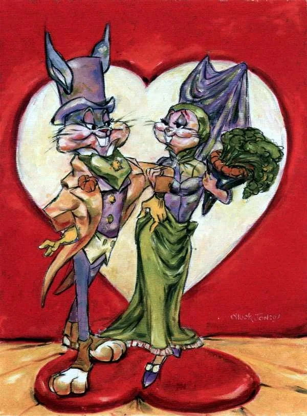 Love Is In The Hare by Chuck Jones — Giclee On Canvas