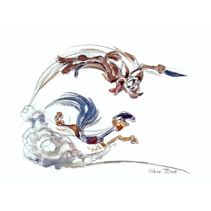 Birds Eye View by Chuck Jones — Giclee On Paper