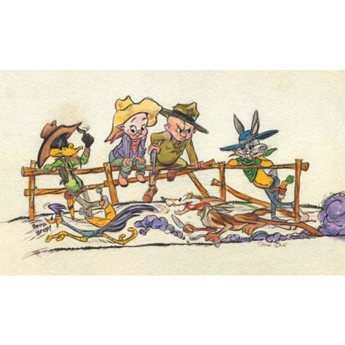 The Good, The Bad And The Hungry by Chuck Jones — Giclee On Paper