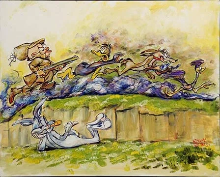 The Great Chase by Chuck Jones — Giclee On Canvas