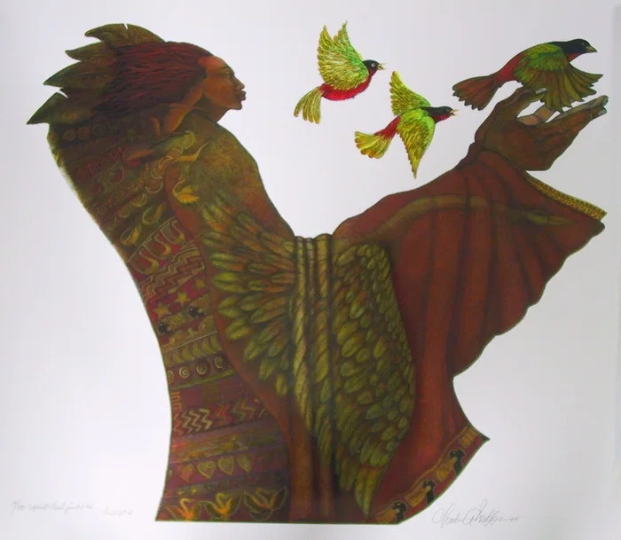 The Gift 4 Special Artist Edition Hand Painted Remarque by Charles Bibbs