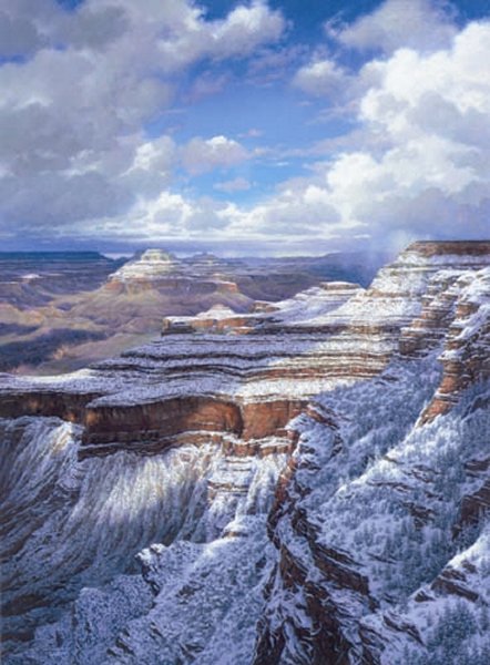 The Grand Canyon by Larry Dyke by Larry Dyke — Giclee on Canvas