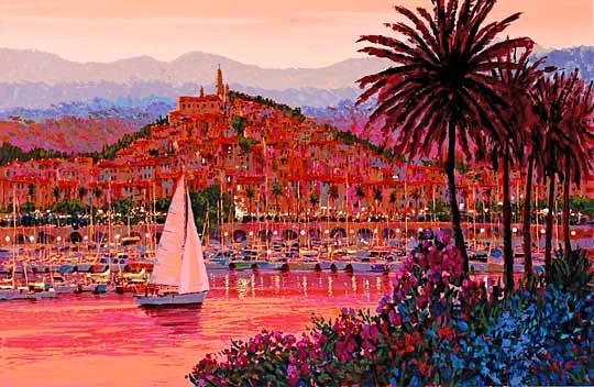 Riviera Twilight Paper by Kerry Hallam