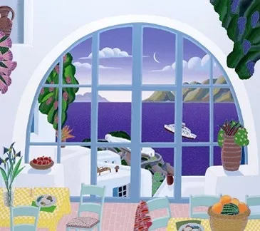 Chora Taverna by Thomas McKnight