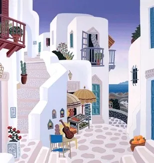 Chora Streets by Thomas McKnight