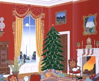 White House Red Room by Thomas McKnight