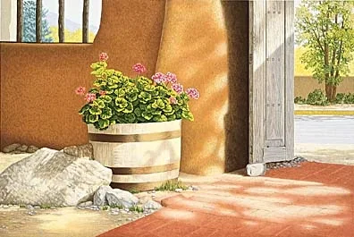 Geraniums by Lorna Patrick