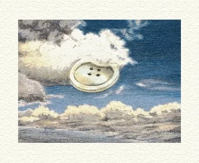 Sky Button by Fanny Brennan