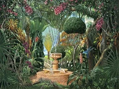 Key West Garden by John Kiraly