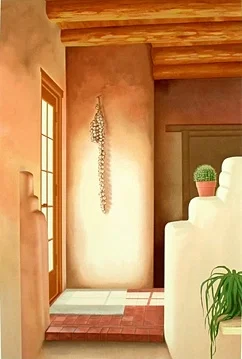 Kiva Wall by Lorna Patrick