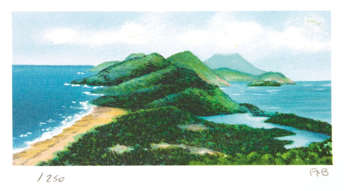 High Tide/Low Tide, 1995 by Fanny Brennan — hand-signed lithograph