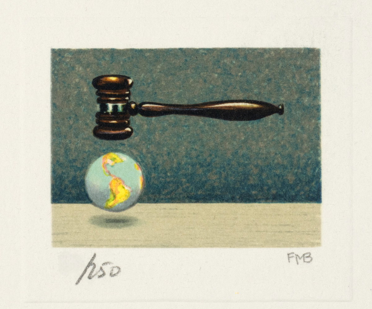 Suspended Sentence, 1992-1995 by Fanny Brennan — hand-signed lithograph