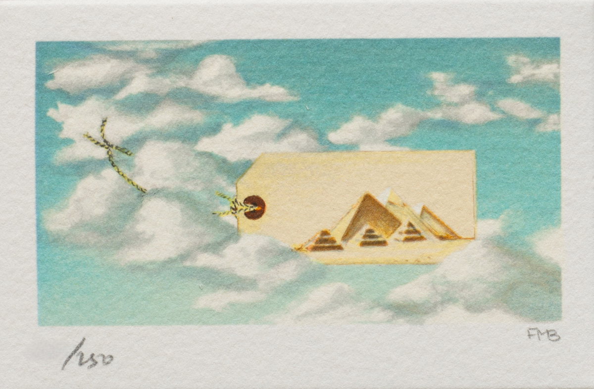 Sky Trip, 1992-1995 by Fanny Brennan — hand-signed lithograph