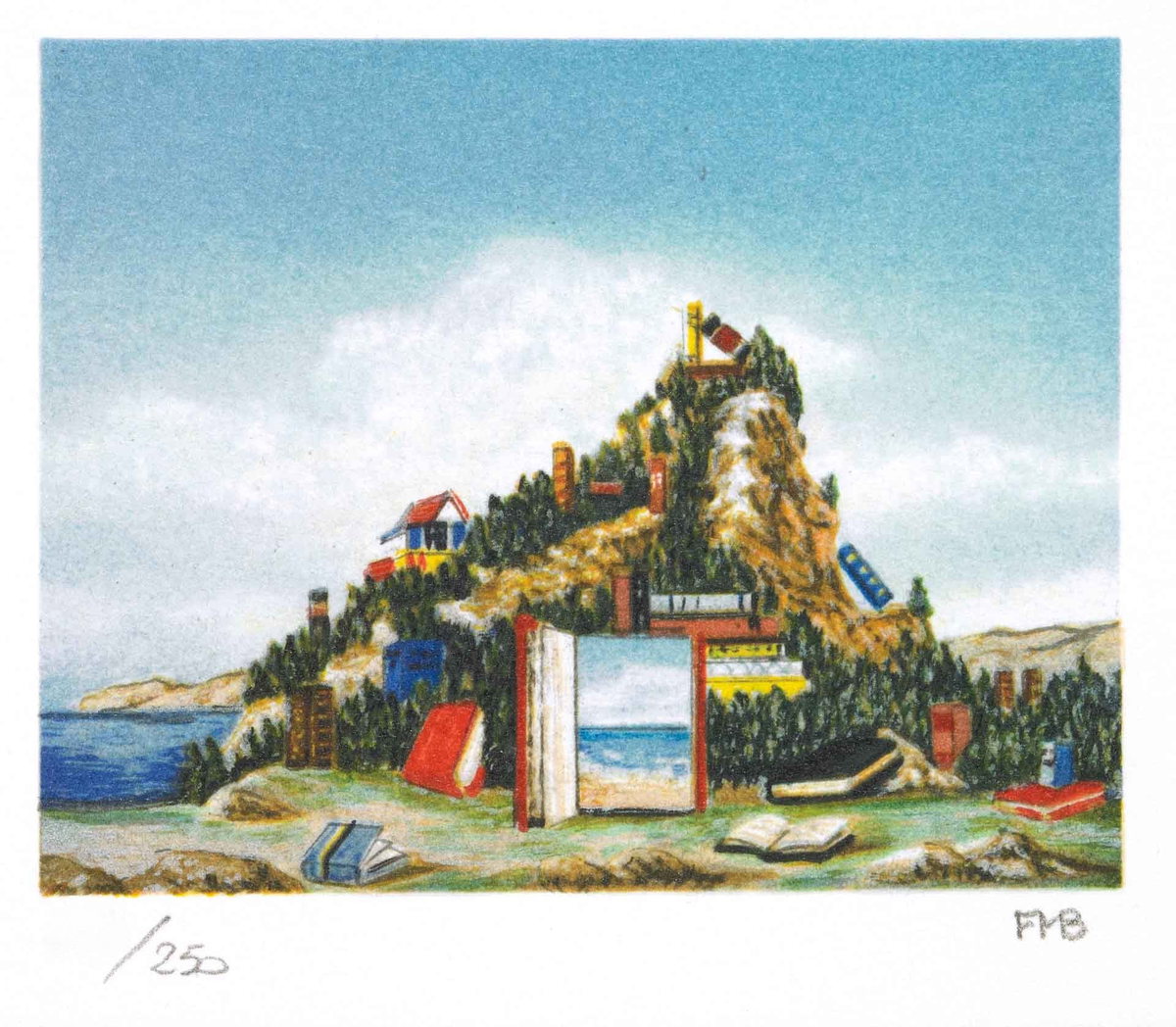 Serendipity, 2000 by Fanny Brennan — hand-signed lithograph