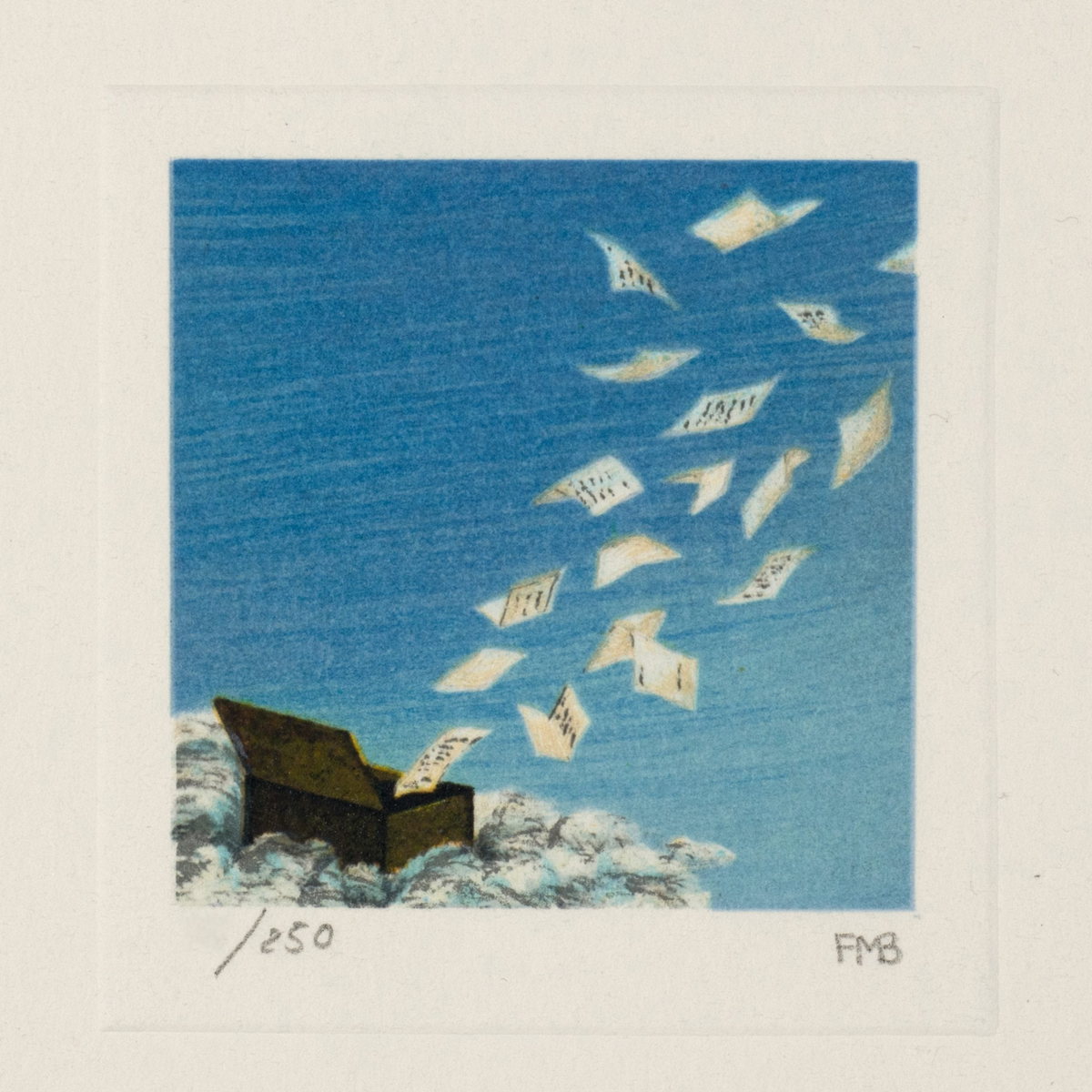 Love Letters, 2000 by Fanny Brennan — hand-signed lithograph