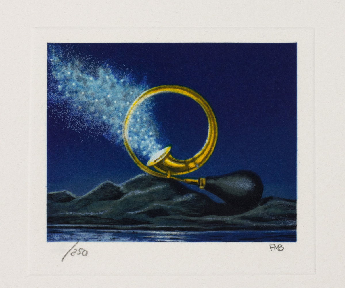 Stardust, 2000 by Fanny Brennan — hand-signed lithograph
