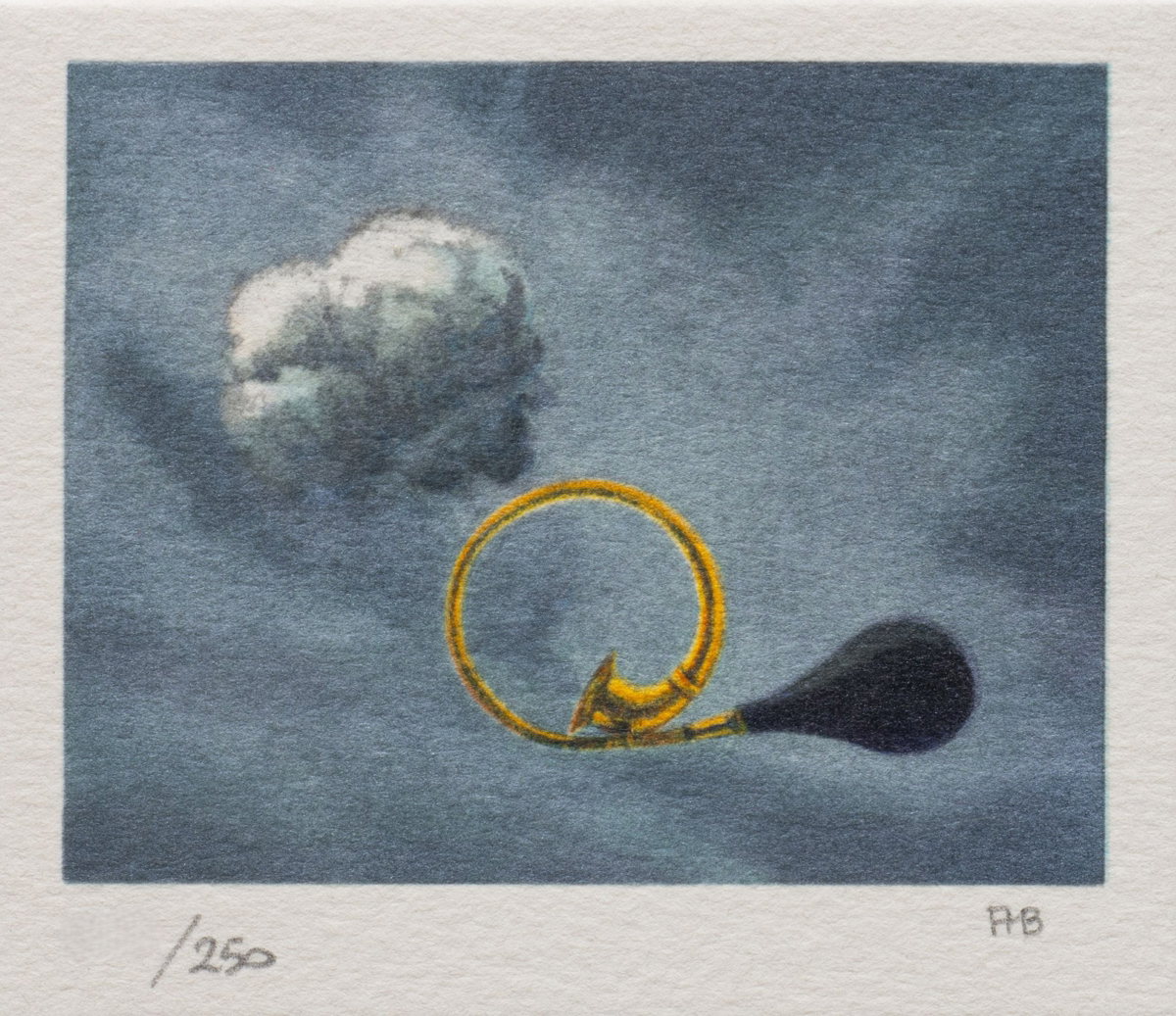 Klaxon, 2000 by Fanny Brennan — hand-signed lithograph