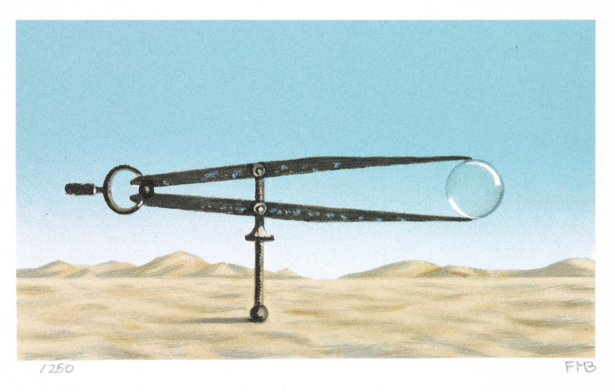 Bubble, 1993 by Fanny Brennan — hand-signed lithograph