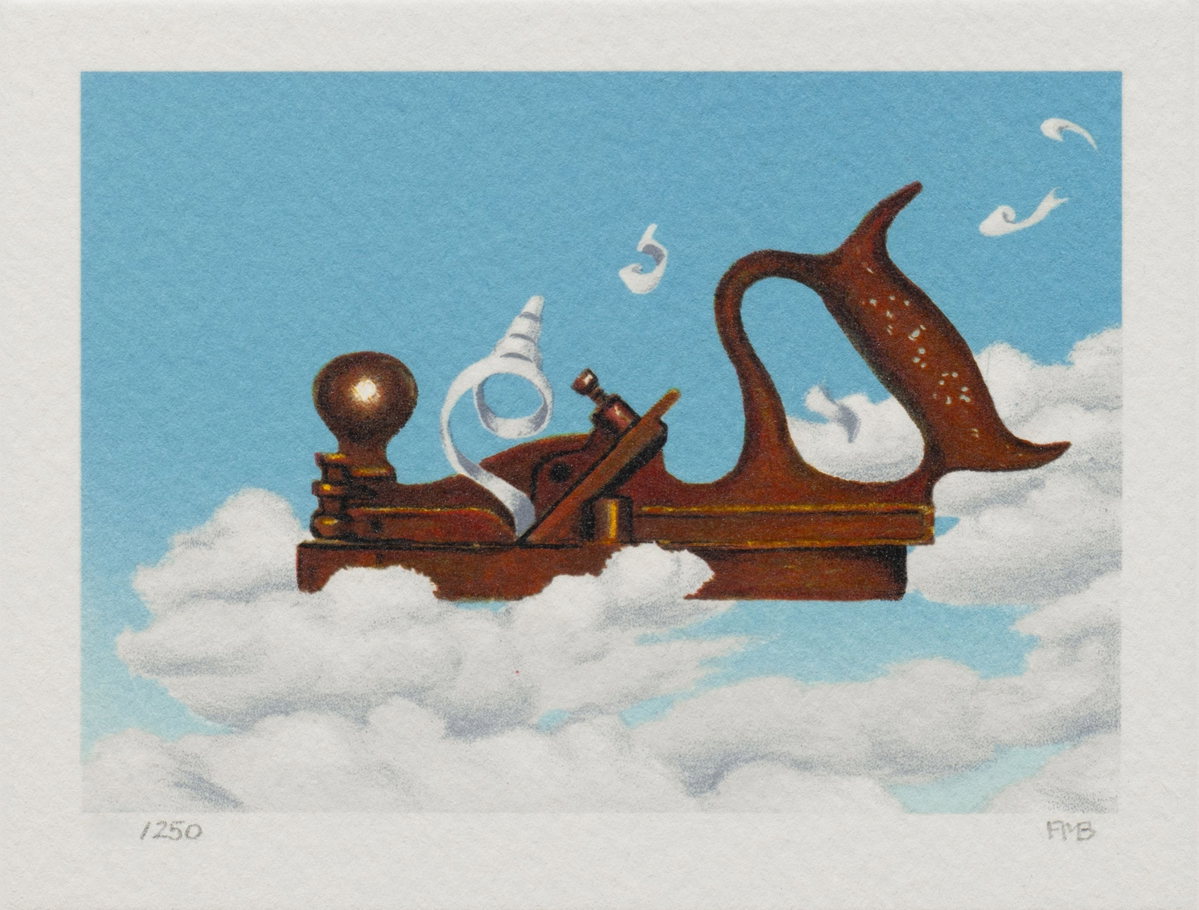 Airplane, 1992 by Fanny Brennan — hand-signed lithograph