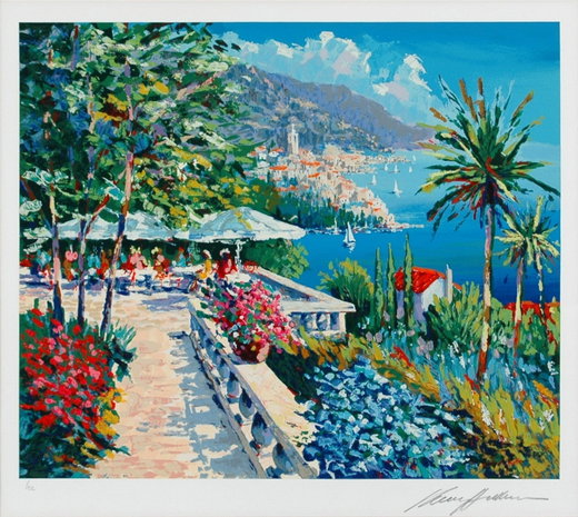 Amalfi Terrace (Italian Riviera Suite), 1996 by Kerry Hallam