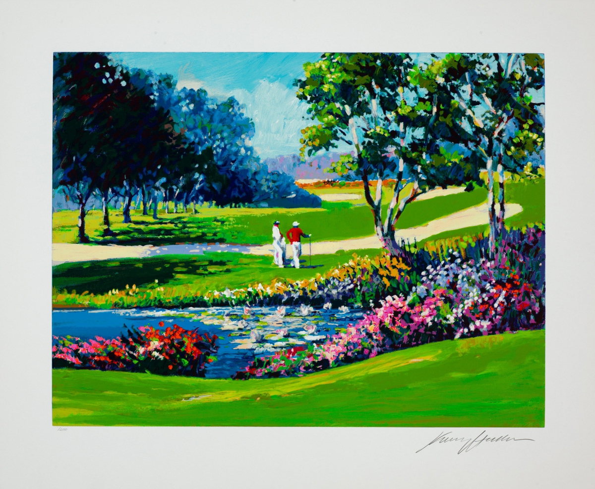 Final Approach, 1994 by Kerry Hallam — hand-signed serigraph on paper